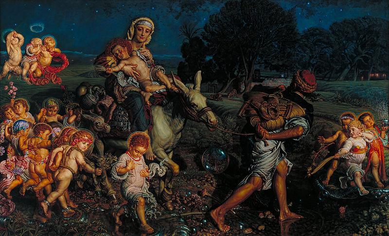 William Holman Hunt The Triumph of the Innocents Norge oil painting art